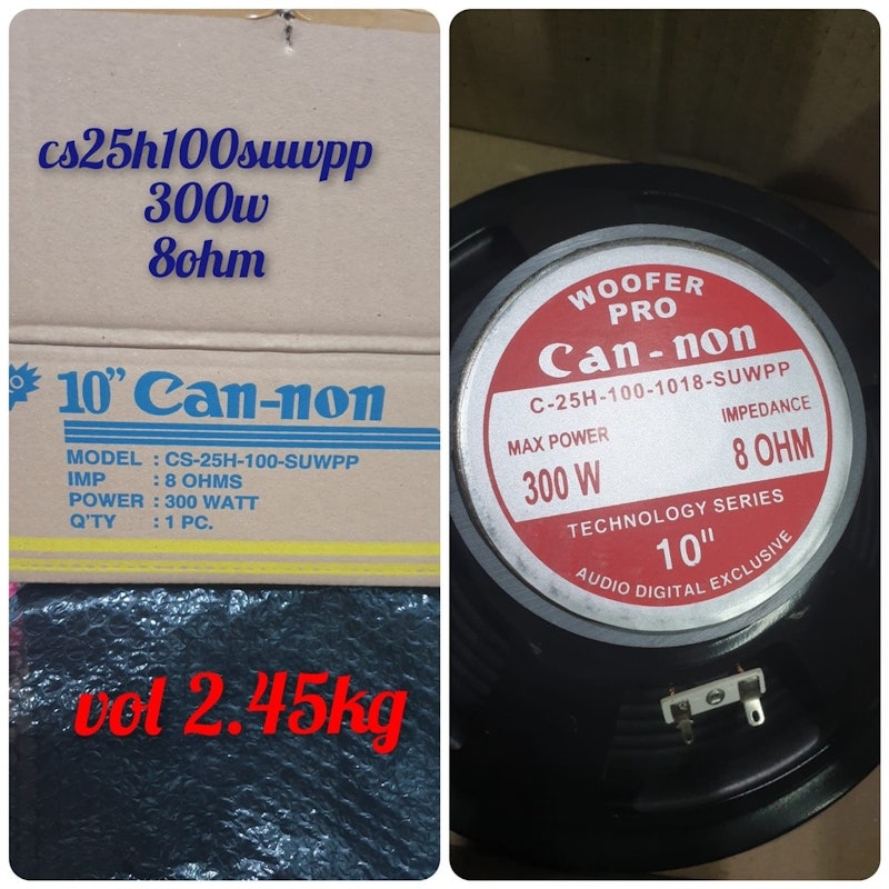 Curve Speaker Woofer 10" 2