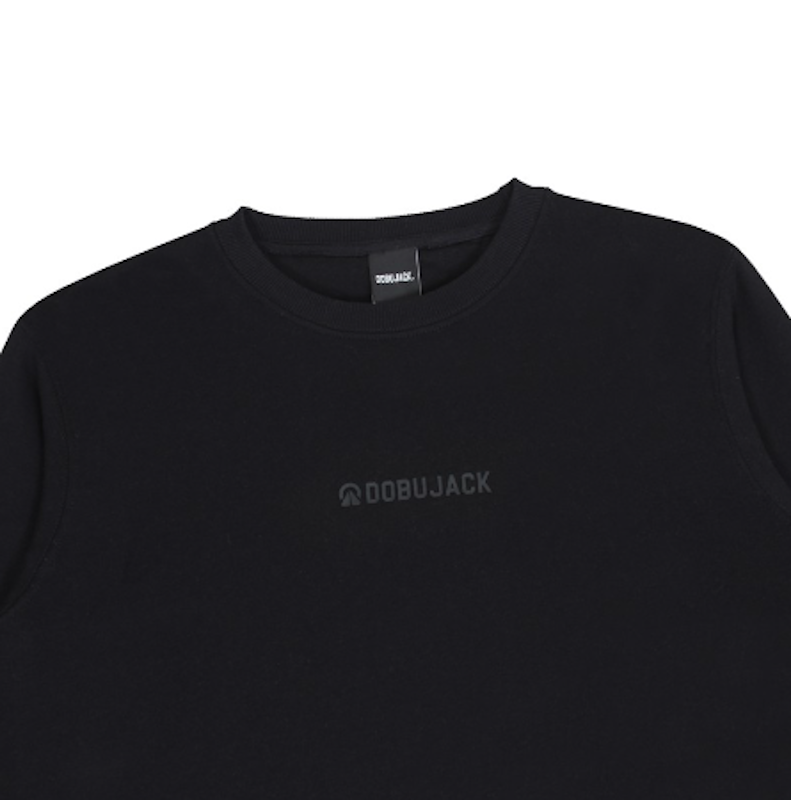 Sweater Little Logo 3 Black Crewneck 3
