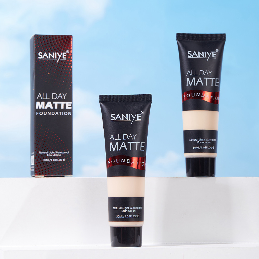 Beauty Source Indonesia Saniye All Day Matte Foundation #104 Nature
