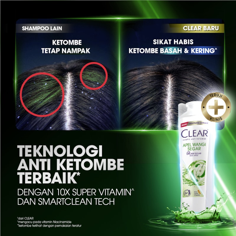 Sampo CLEAR Apel Wangi Segar 2