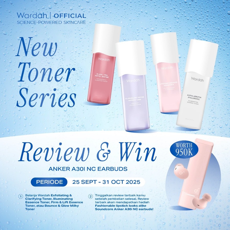 Paragon Technology and Innovation Wardah Aquaporin Squalane Bounce & Glow Milky Toner