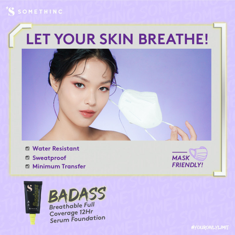Royal Pesona Indonesia SOMETHINC Badass Breathable Full Coverage 12HR Serum Foundation