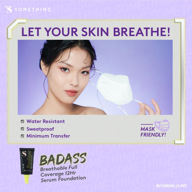 SOMETHINC Badass Breathable Full Coverage 12HR Serum Foundation 3