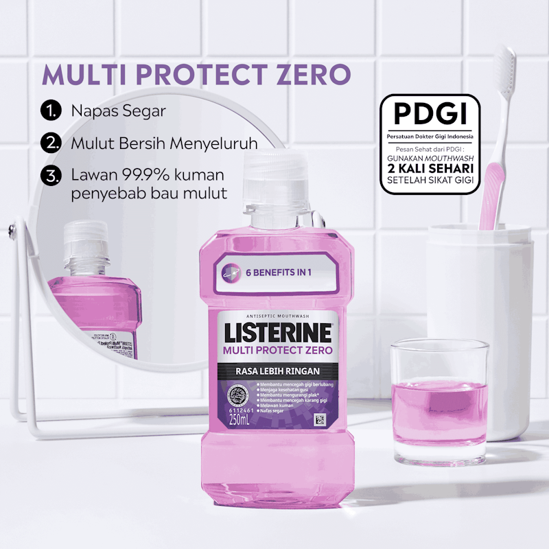 Multi Protect Zero Antiseptic Mouthwash 3