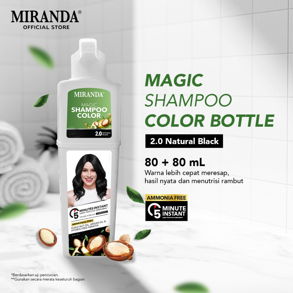 Magic Shampoo Color 2.0 Natural Black 5
