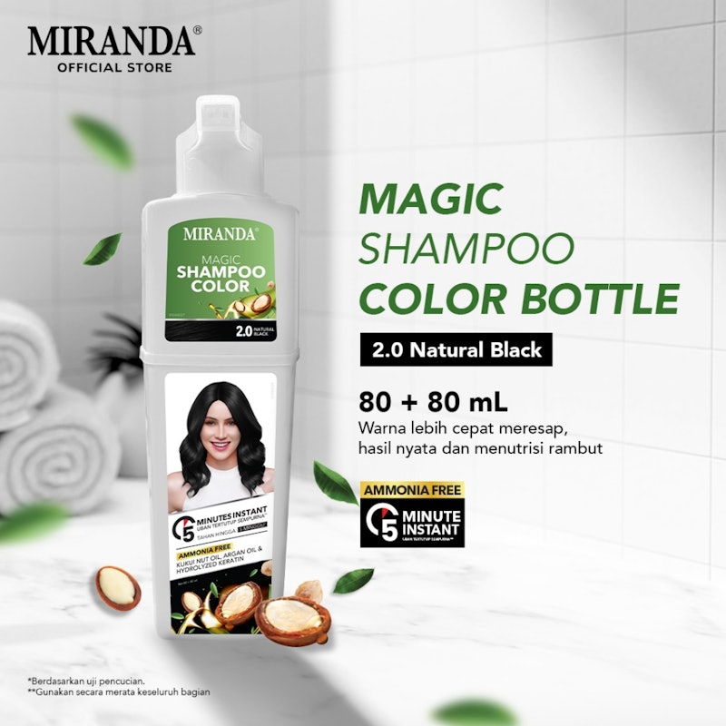 Magic Shampoo Color 2.0 Natural Black 5