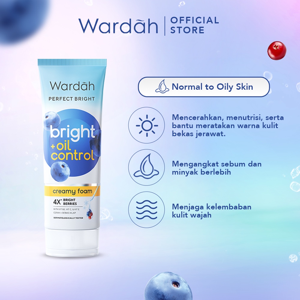 Paragon Technology and Innovation Wardah Perfect Bright Oil Control Creamy Foam
