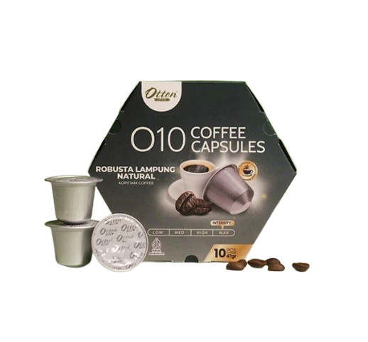 Otten Coffee O10 Robusta Lampung Natural Coffee Capsule 