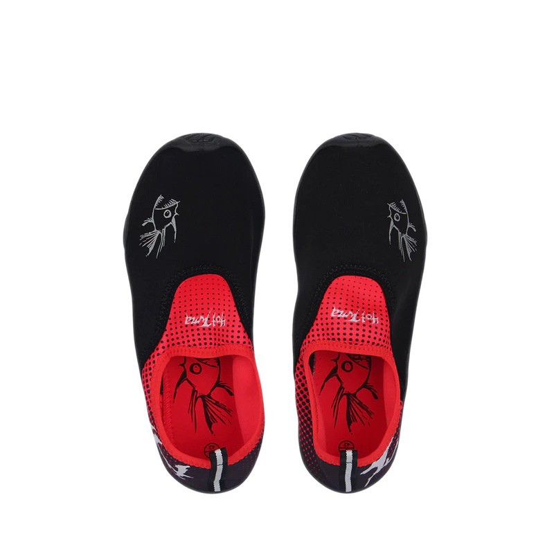  Hot Tuna Men's Leisure Splasher Shoes Black/Red