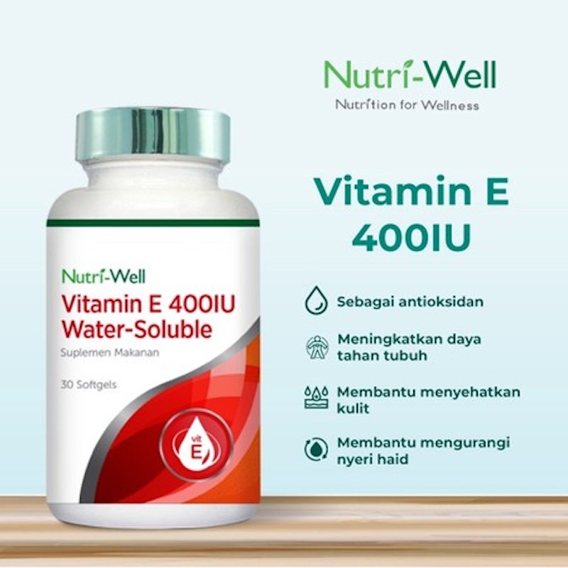 Nutri-Well Vitamin E 400IU Water Soluble 3