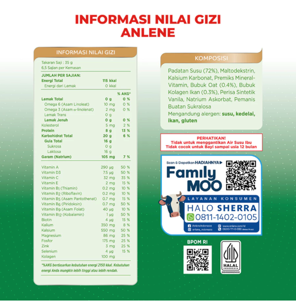 Fonterra Brands Indonesia Anlene™ Gold Vanilla