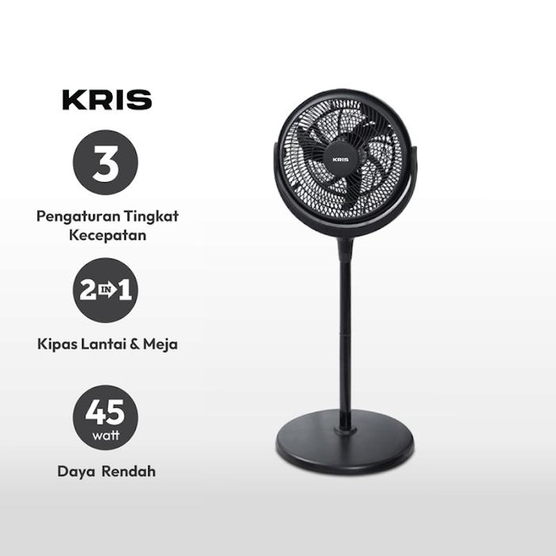 AZKO Kris 12 inci Kipas Angin Berdiri 2-in-1 5