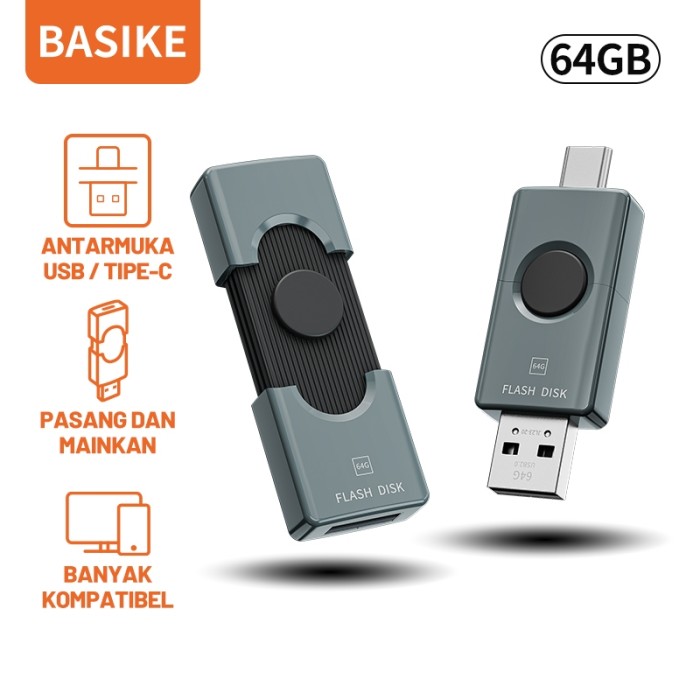 Yilian Group BASIKE Flashdisk OTG Type C USB 256 GB UK-31
