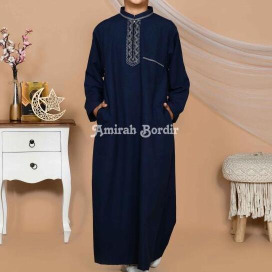  Jubah Anak Laki-Laki Bordir 