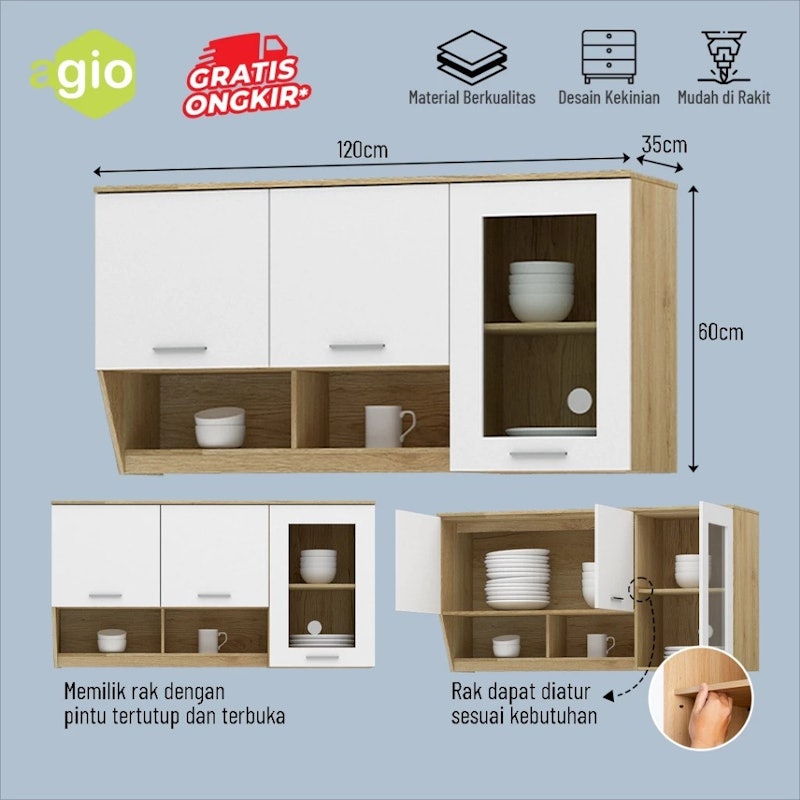 Oggi Kitchen Set Minimalis 3