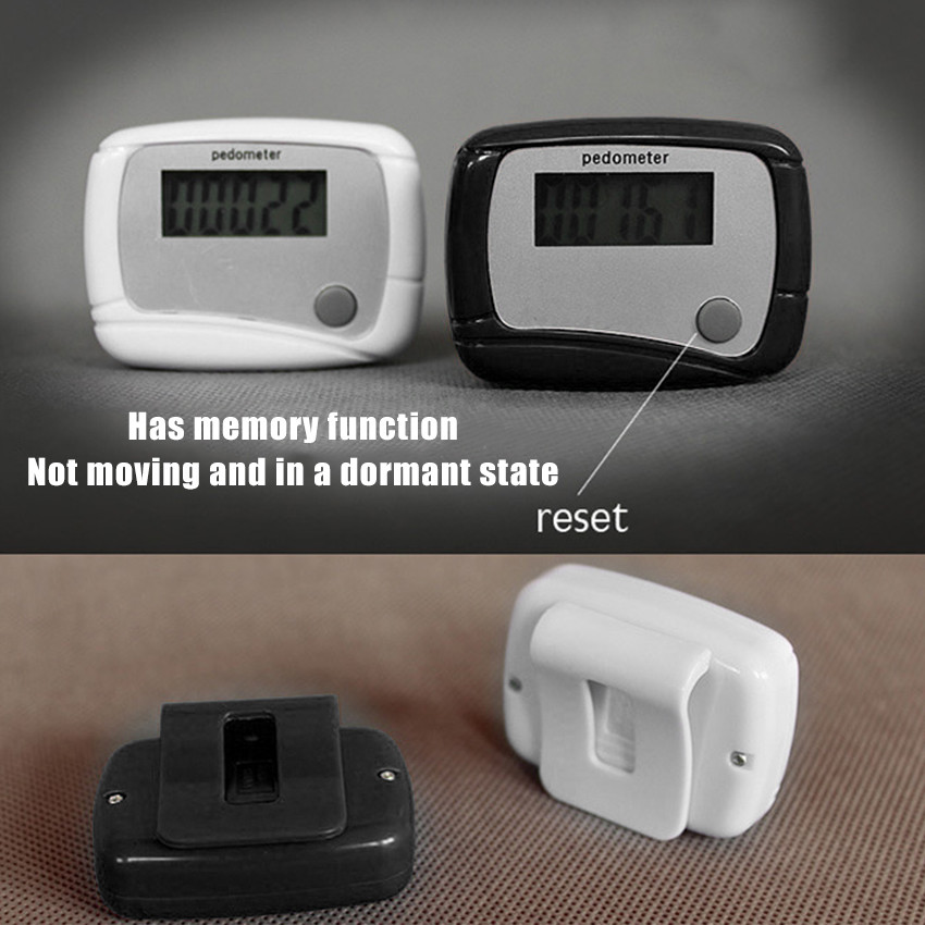  Portable Mini Digital LCD Pedometer