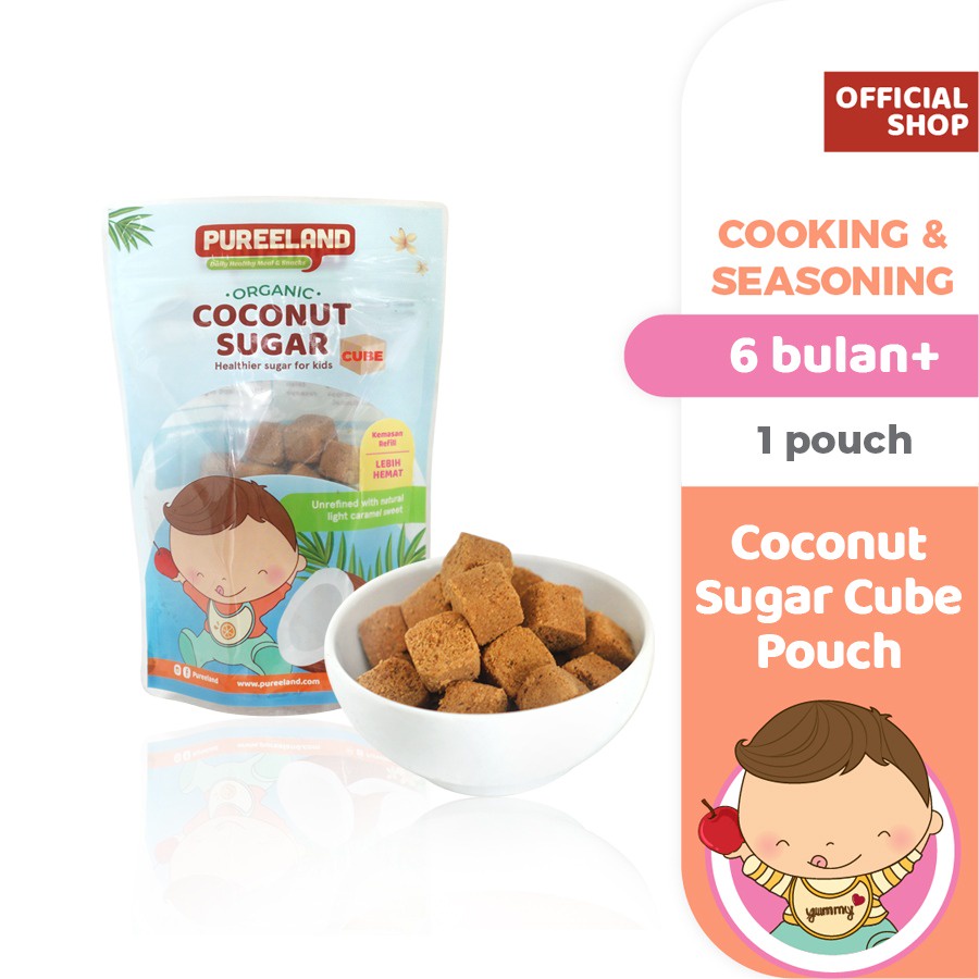 Pureeland Nutritama Prima Pureeland Organic Coconut Sugar Cube