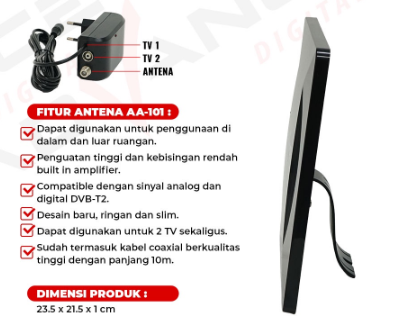 Advance Antena Indoor Outdoor Digital 5