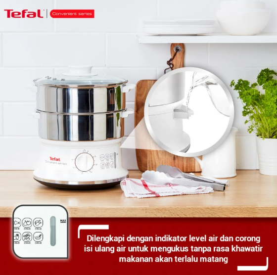 Groupe SEB Tefal Food Steamer Stainless 6L  VC1451