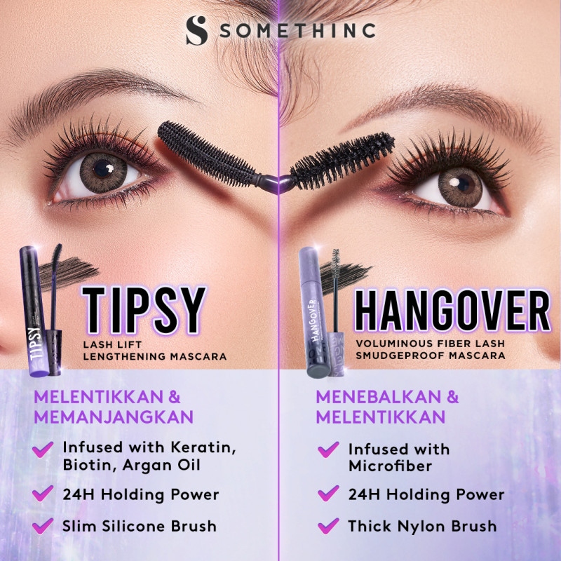 Royal Pesona Indonesia SOMETHINC Tipsy Lash Lift Lengthening Mascara