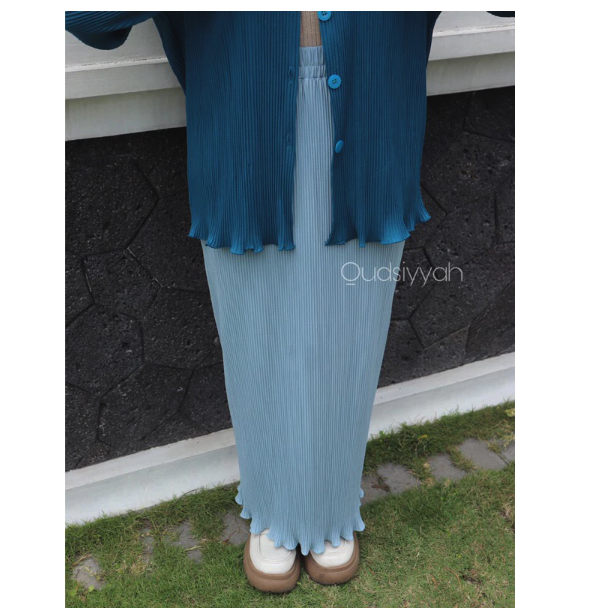  Qudsiyyah Rok Span Plisket