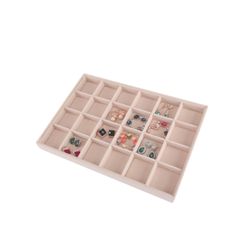 Yubi Jewelry Tray Kotak Tempat Perhiasan Laci Display – 24 Anting 2