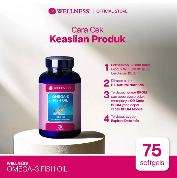 Vital Wellness Indonesia Wellness Omega-3 Fish Oil 
