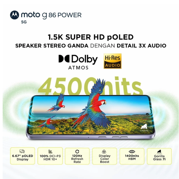 Motorola Indonesia Moto G86 Power 5G