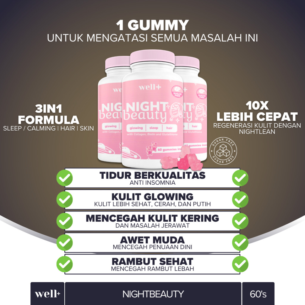  Well+ Night Beauty Sleep Calming and Glowing