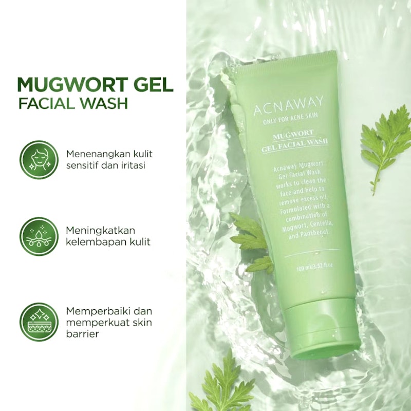 Acnaway Mugwort Gel Facial Wash 4