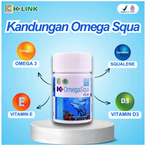 K-Link  K-Omega Squa Plus Omega 3 + Squalene