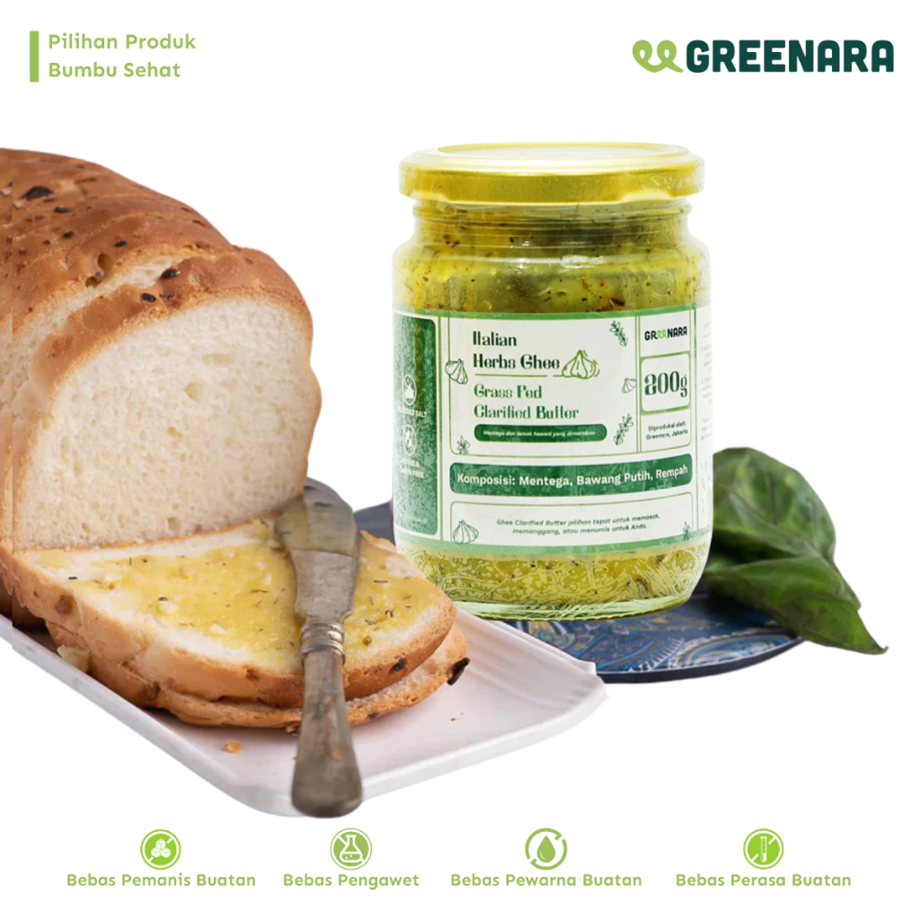 Hijau Tumbuh Bersama Greenara Ghee Italian Herbs