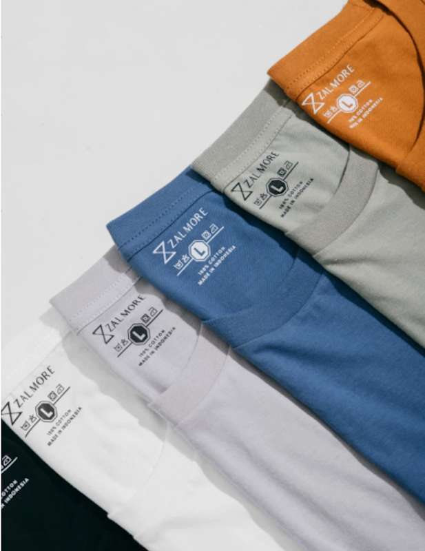 Zalmore Basic Men Oneck T-Shirt Premium Cotton 2