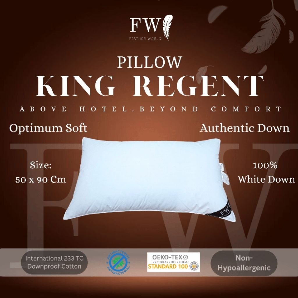 Feather World Feather World Pillow King Regent 