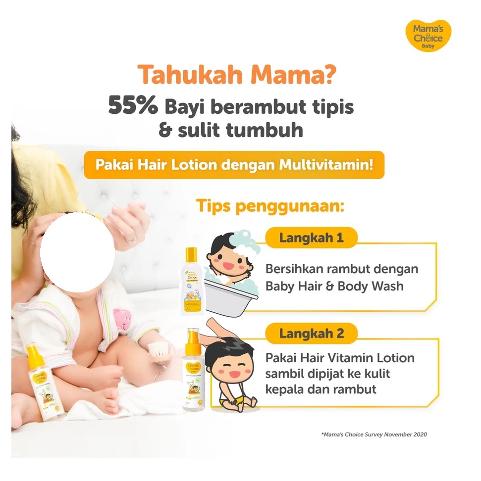 Mama’s Choice Baby Hair Vitamin Lotion