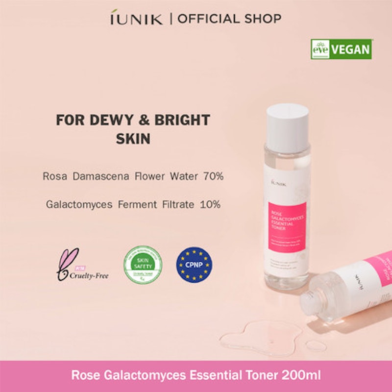 IUNIK Rose Galactomyces Essential Toner 3