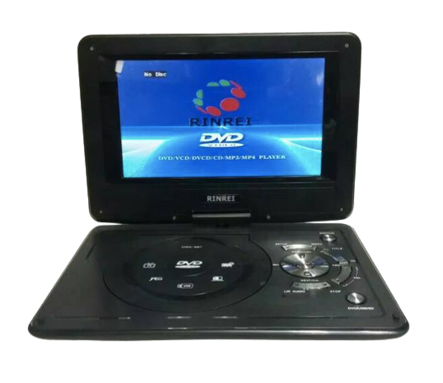 RINREI 9" TFT Wide-Screen Portable TV/DVD Player 1枚目
