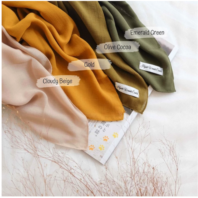 Hijabwanitacantik Pashmina Dubai Voal 3