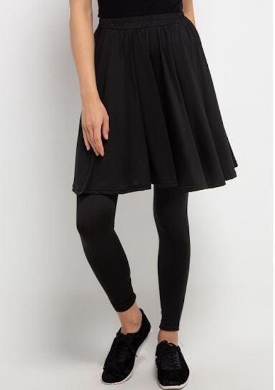 TD Active Leging Rok Olahraga Dual Layer (2-in-1) 2