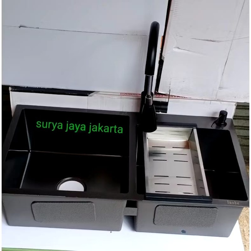 Inobe Kitchen Sink Black 3