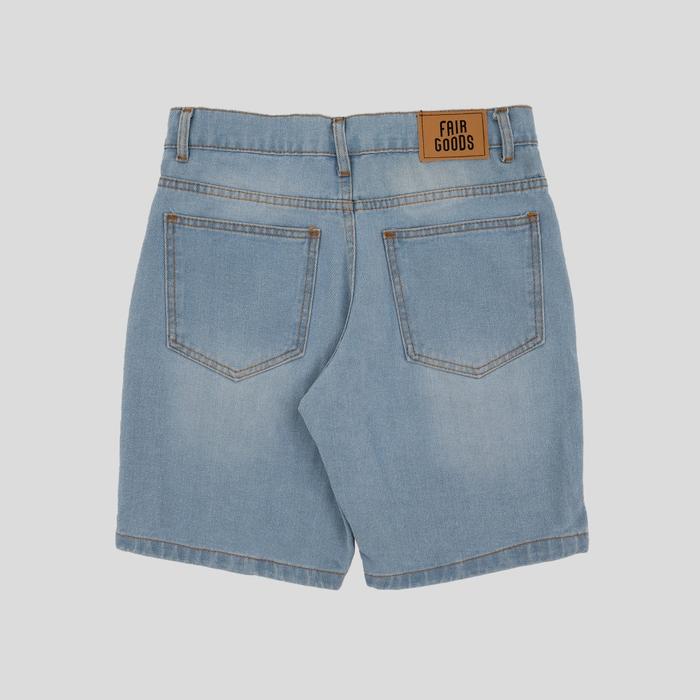 Fairgoods Fairgoods Celana Pendek Denim Ymire Whisker Light Blue