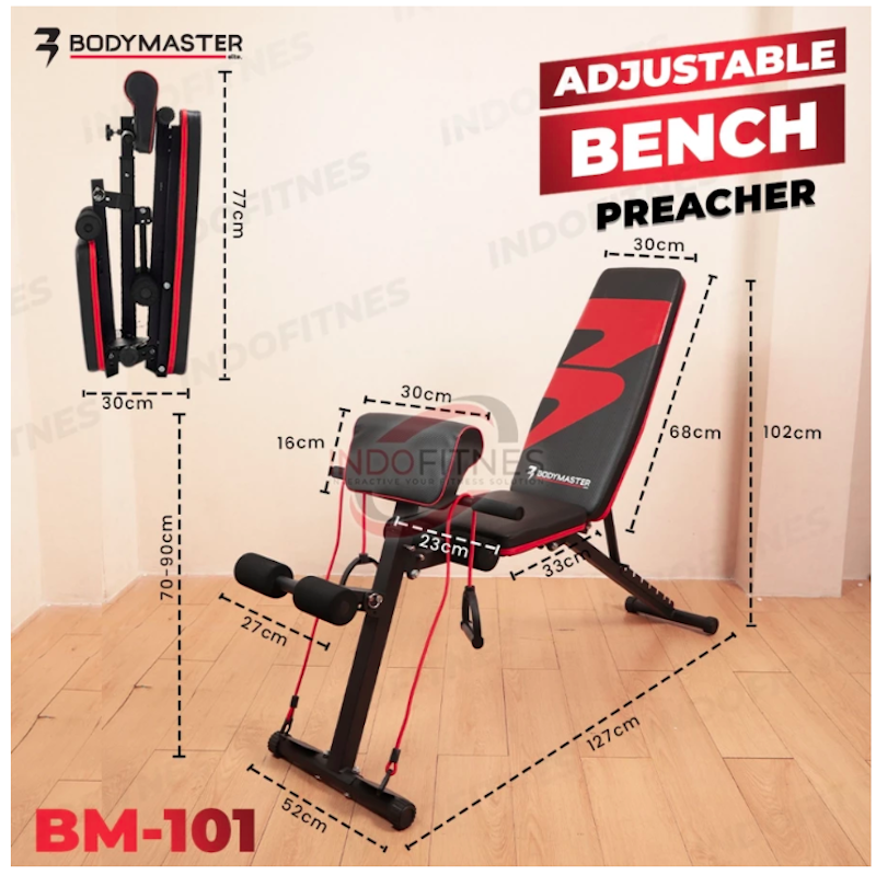 Bodymaster Adjustable Preacher Bench 2