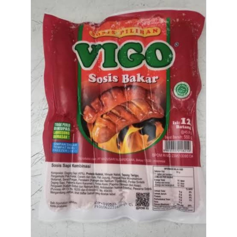 Madusari Foods Vigo Sosis Bakar (Sosis Sapi Kombinasi)
