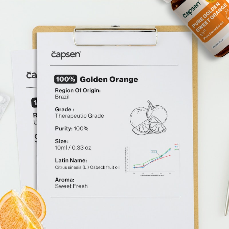 Pure Golden Orange Essential Oil 5