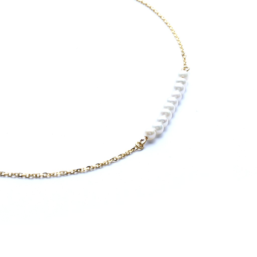 Aurum Lab Jennifer Pearl Gold Anklet