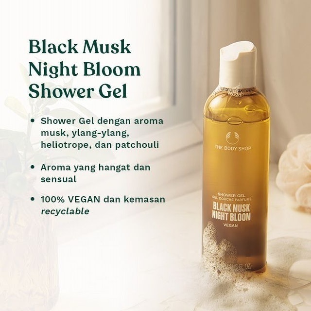 Black Musk Night Bloom Shower Gel 