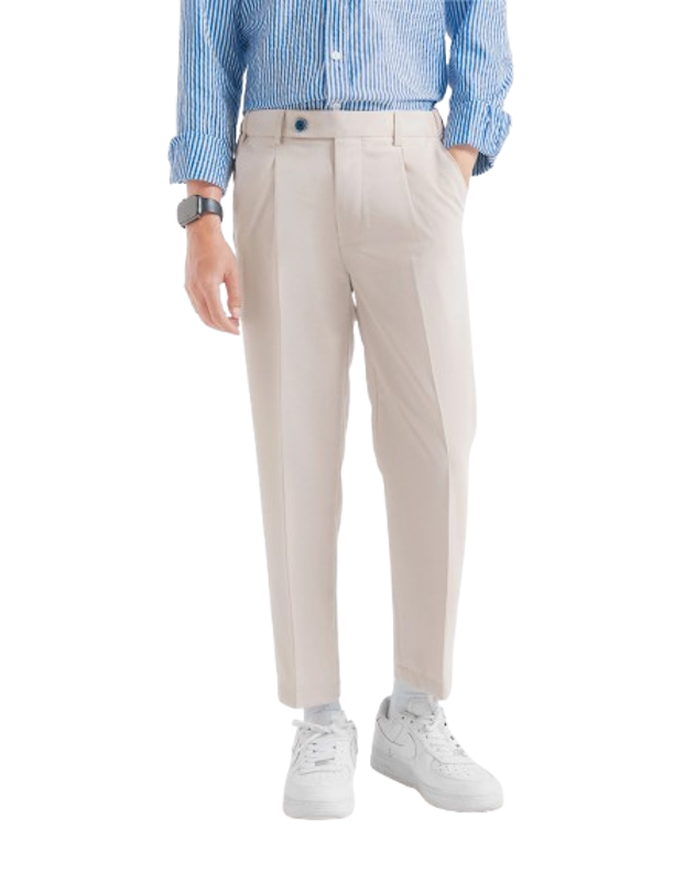 Kasual Celana Cream Smart Waist Ankle Prime 1
