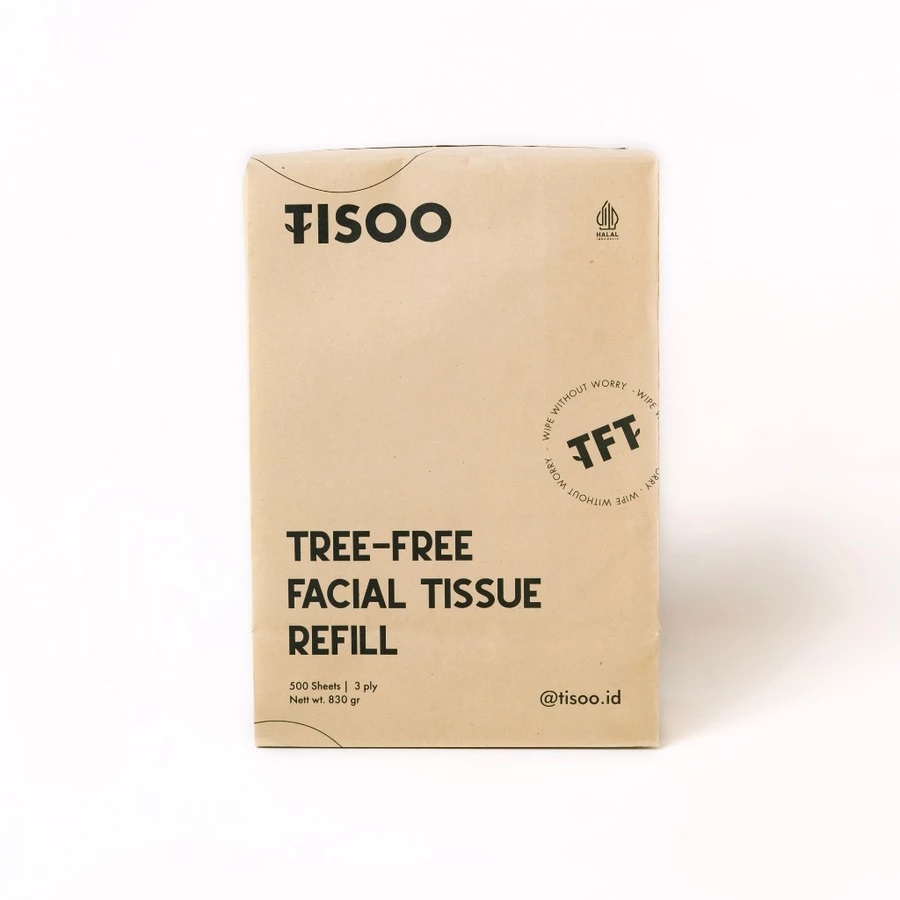 Bumi Milik Bersama Tisoo Tree-free Facial Tissue