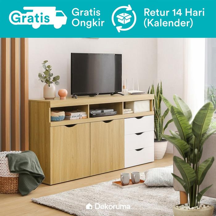 Dekoruma Inovasi Lestari Heim Studio NANA Meja TV 2-in-1