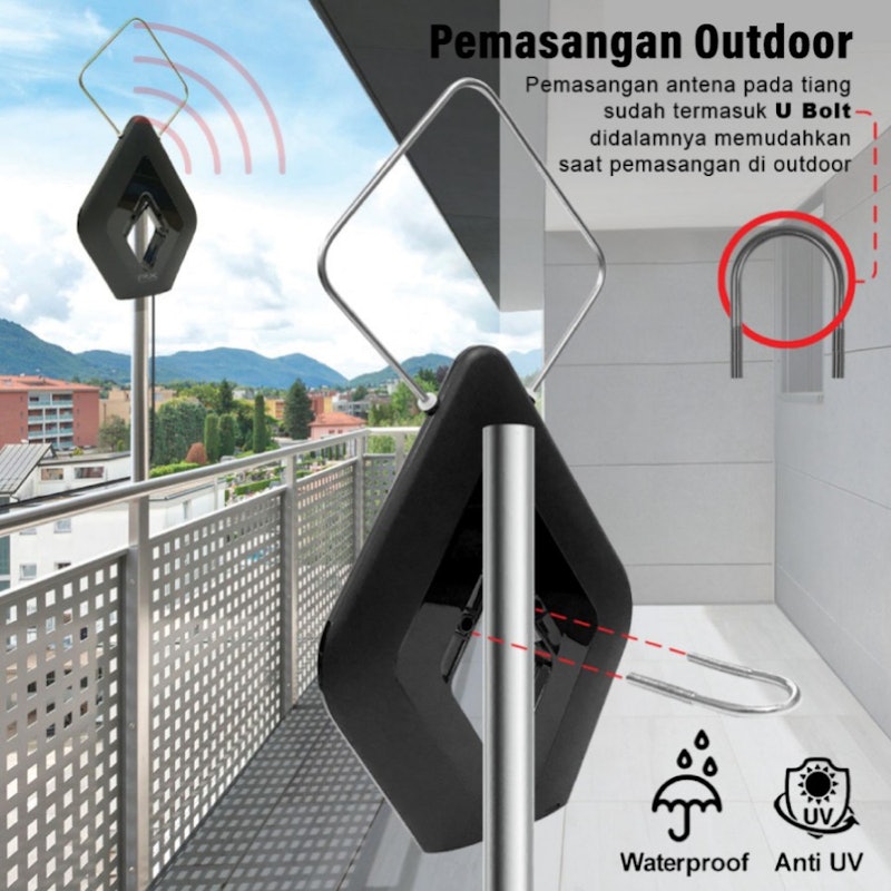 PX Digital TV Antenna Indoor Outdoor 2